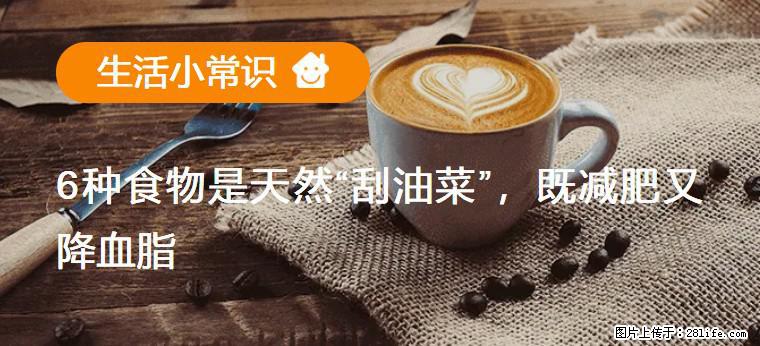 【生活小常识】6种食物是天然“刮油菜”，既减肥又降血脂 - 唐山生活资讯 - 唐山28生活网 ts.28life.net